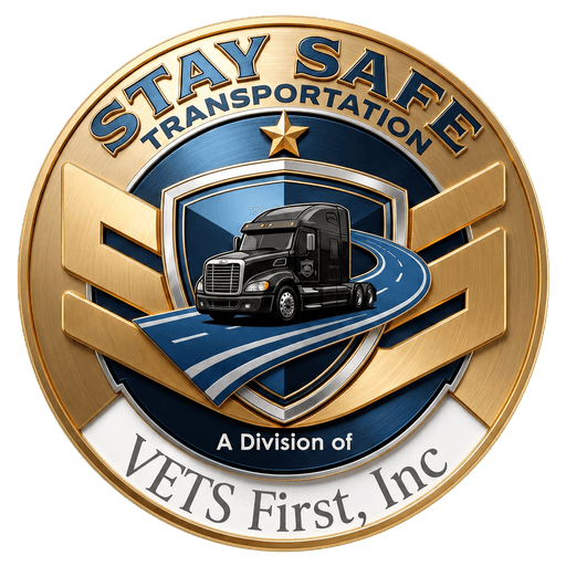 Stay Safe Transportation circular seal